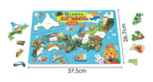 Real Photo Japan Prefecture Todoufuken Map Puzzle