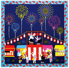 Furoshiki – Rabbit Series – Obon in the Night