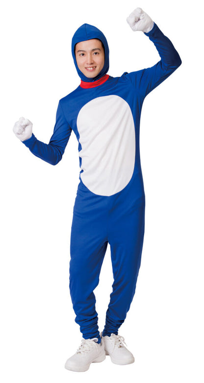 Doraemon-style Full-body Cosplay Outfit Costume (Adult-size)