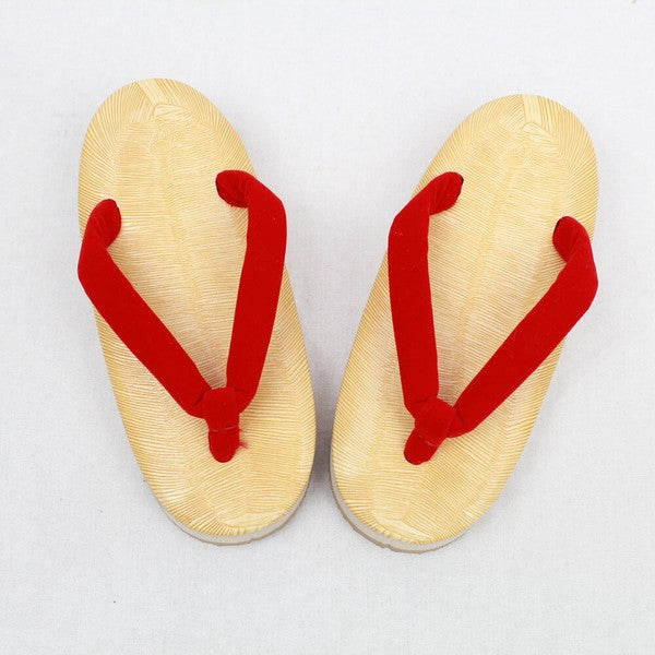 RED Japanese Zori Sandles for Kids (2 sizes)