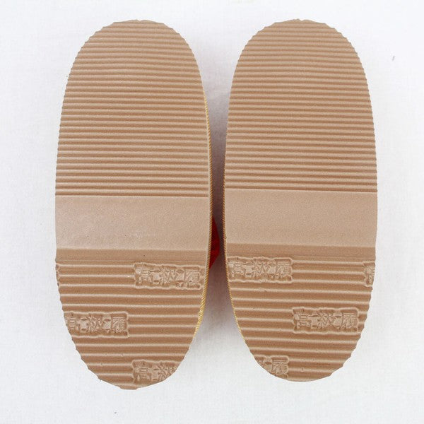 RED Japanese Zori Sandles for Kids (2 sizes)