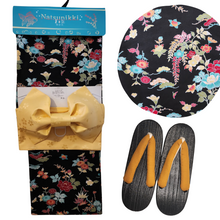 3-pc Adult Yukata Set – Design D