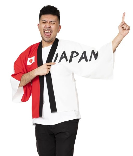 Japan Happi for Adults [Red & White)