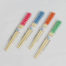20 Pack Colourful Chopsticks Polka Dots 16.5cm (kids' size)