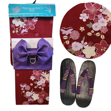 3-Piece Adult Yukata Set – Design B