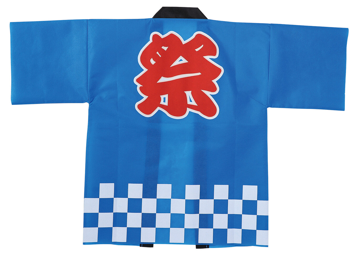 Budget Non-woven Matsuri Happi with belt for Adults [BLUE]