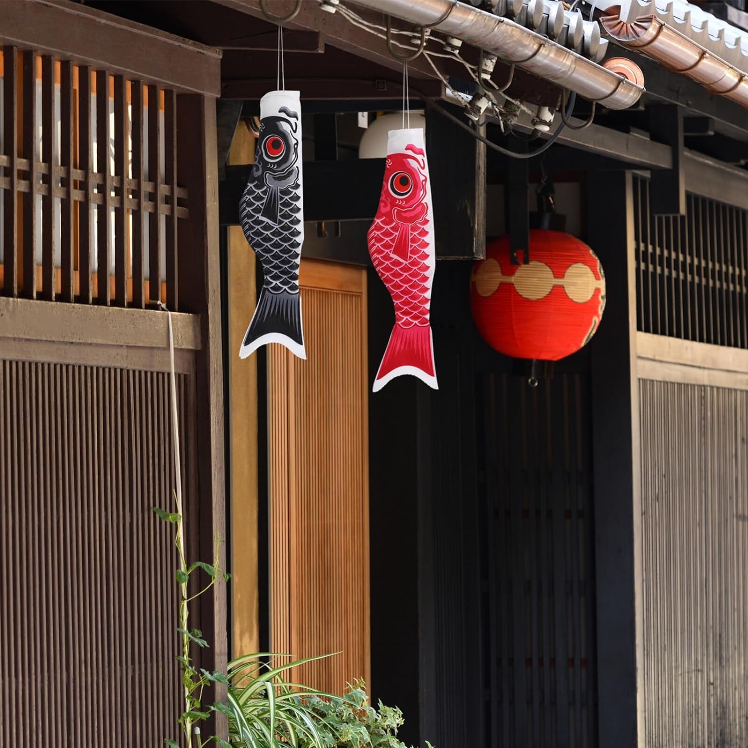 50cm-1.5m Koinobori Carp Streamer 5PC Set (5 colours, 5 sizes) [pole sold separately] image 1