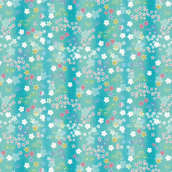[TOYO] Yuzen Chiyogami Origami Paper Pack 15x15cm (32 sheets) – Flowers