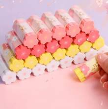 Sakura Cherry Blossom Stick Erasers 32 Pack