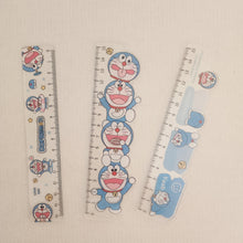Cute Doraemon Robot Gadget Cat Transparent 15cm Plastic Ruler 10 Pack