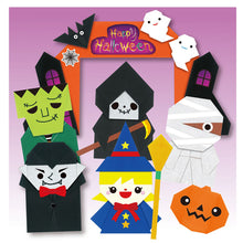 Halloween-themed Monsters Origami Paper Set