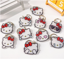 Budget Acrylic Hello Kitty Keychains Assorted 20 Pack