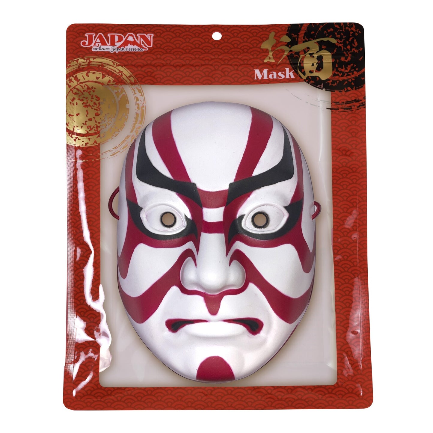 Kabuki Kumadori Mask – “Sujiguma” Design