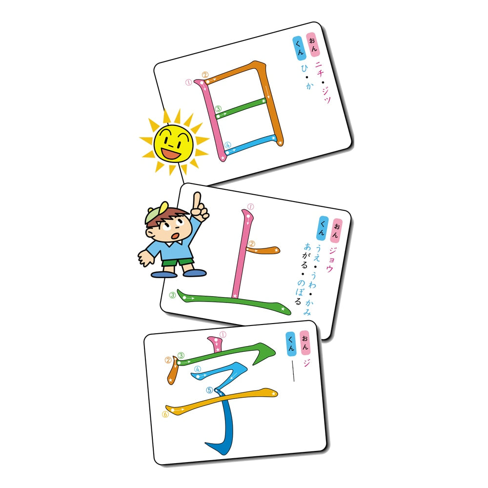[KUMON] Waterproof First Grade Kanji Chart Poster