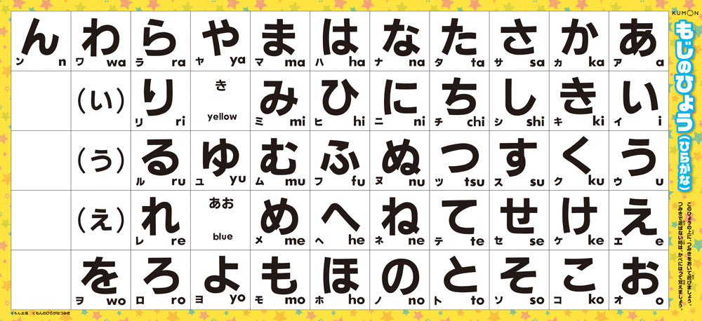 [KUMON] Wooden Hiragana & Katakana Building Blocks