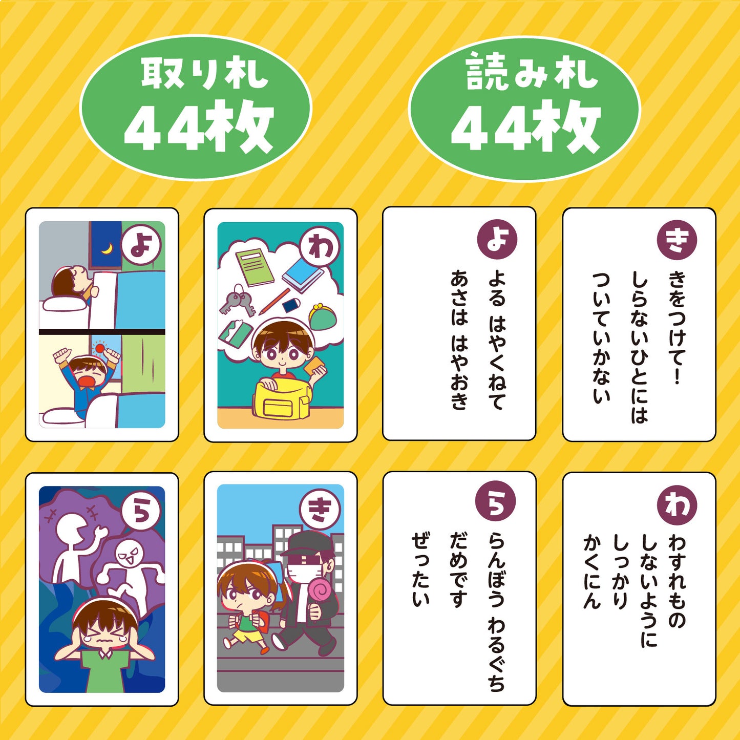 Lifestyle Seikatsu Karuta Card Game