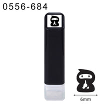 Stick-type self-inking stamp – Ninja