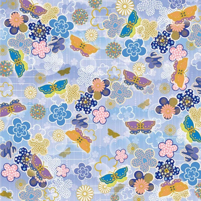 [TOYO] Yuzen Chiyogami Origami Paper Pack 15x15cm (32 sheets) – Butterflies
