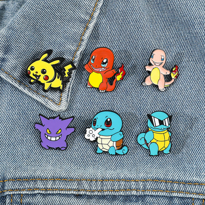 Assorted Pokemon Lapel Pin Badge 16 Pack