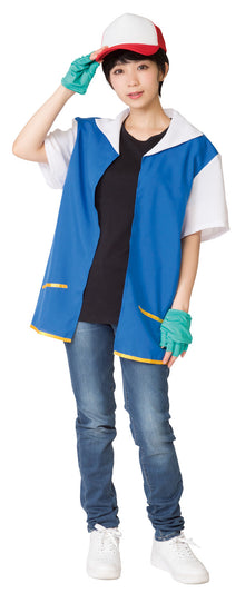 Pokemon Trainer Full-body Cosplay Outfit Costume (Adult-size)
