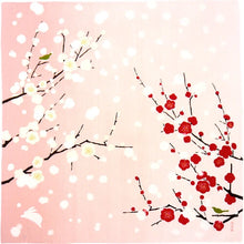 Furoshiki – Red and White Plum Blossoms