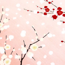 Furoshiki – Red and White Plum Blossoms