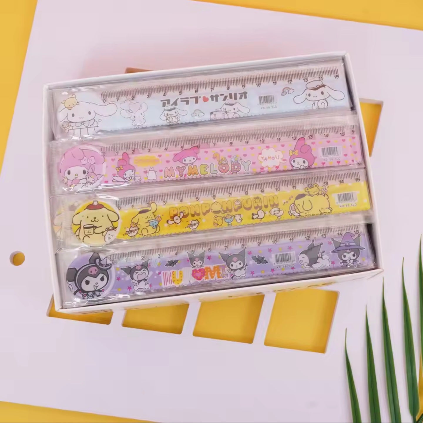 20PC Plastic Sanrio Hello Kitty & Friends Rulers 15cm