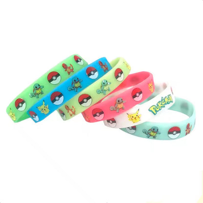 Pokemon Wristbands 18 Pack (Glow in the dark)
