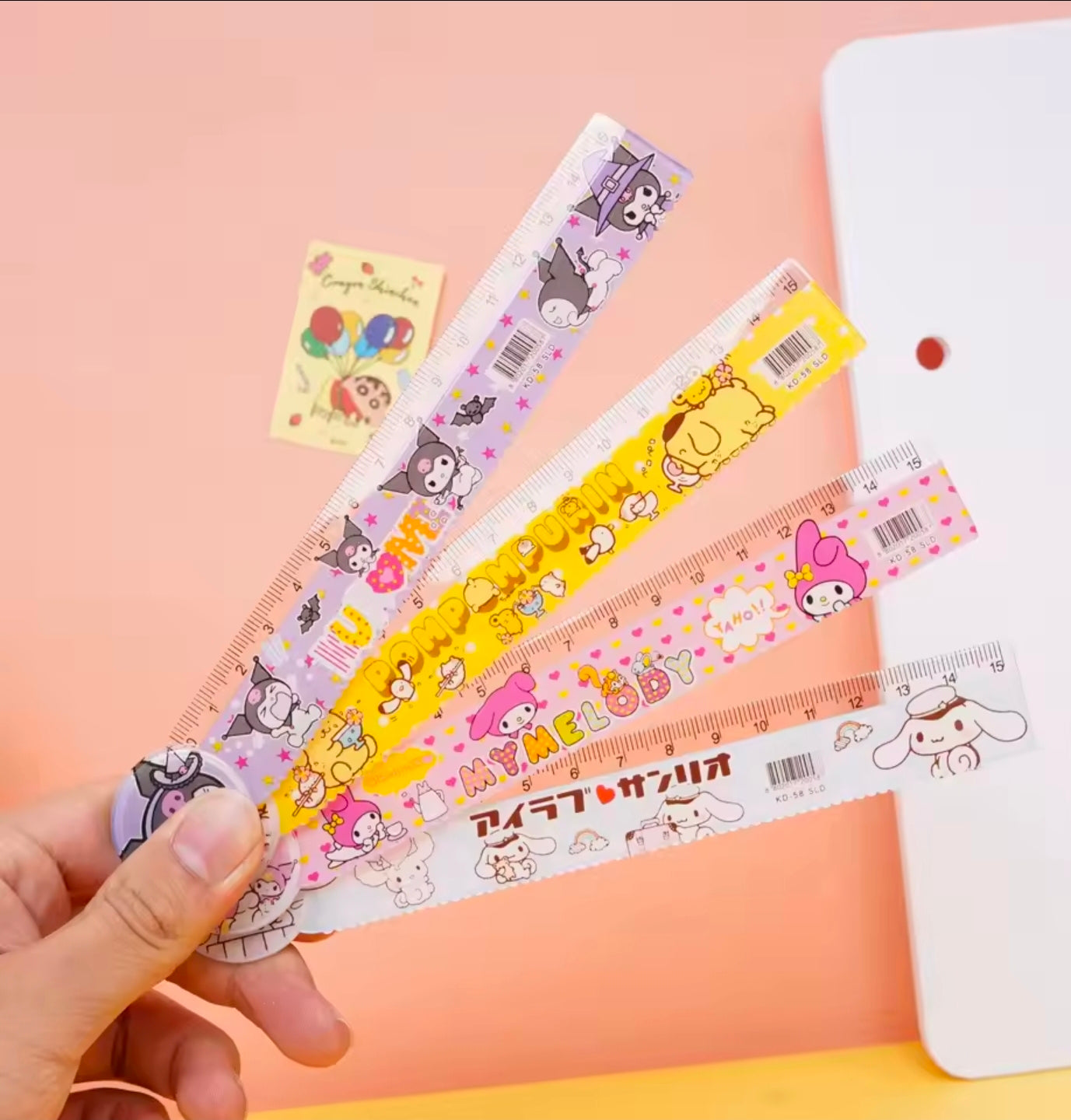 20PC Plastic Sanrio Hello Kitty & Friends Rulers 15cm