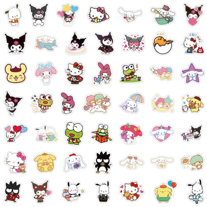 Sanrio Character Stickers Set of 50