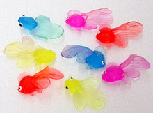 100PC Rubber Kingyo Goldfish (3.5cm)