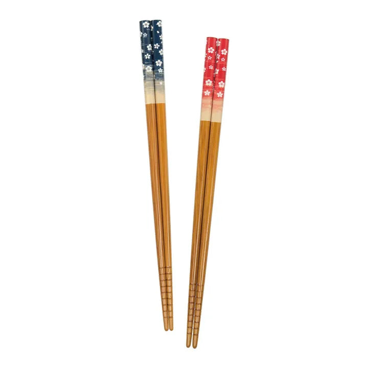 20 Pack Bamboo Cherry Blossom Sakura Chopsticks 19.5cm