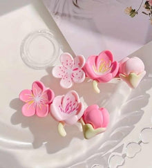 Sakura Cherry Blossom Hair Clips 10 Pack
