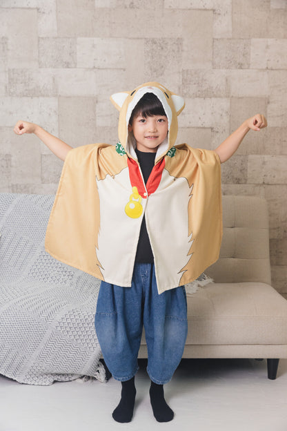 Unisex Shiba Inu Hooded Towel Throw-over